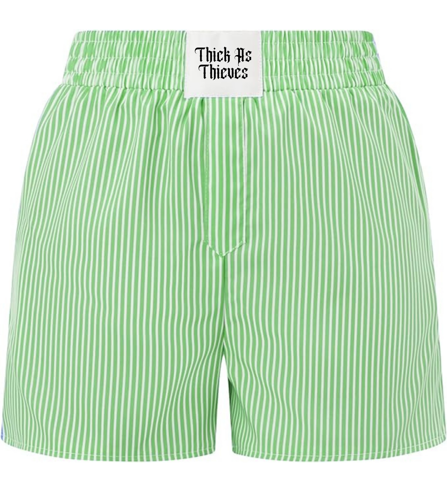 Green Striped Oversize Boxer Short