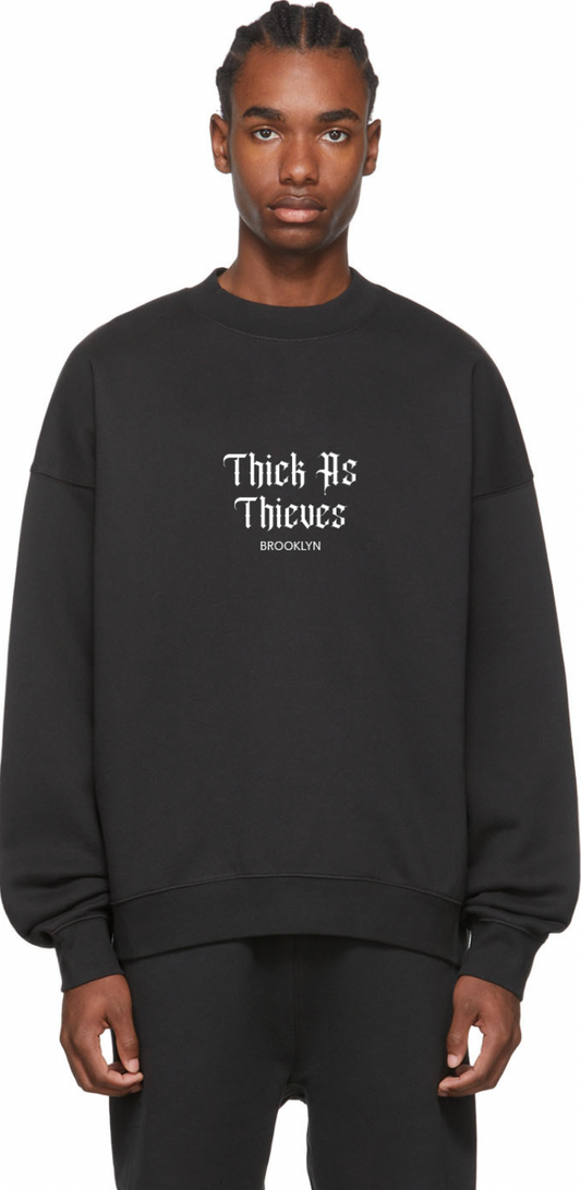 Oversize Crewneck Brooklyn Black